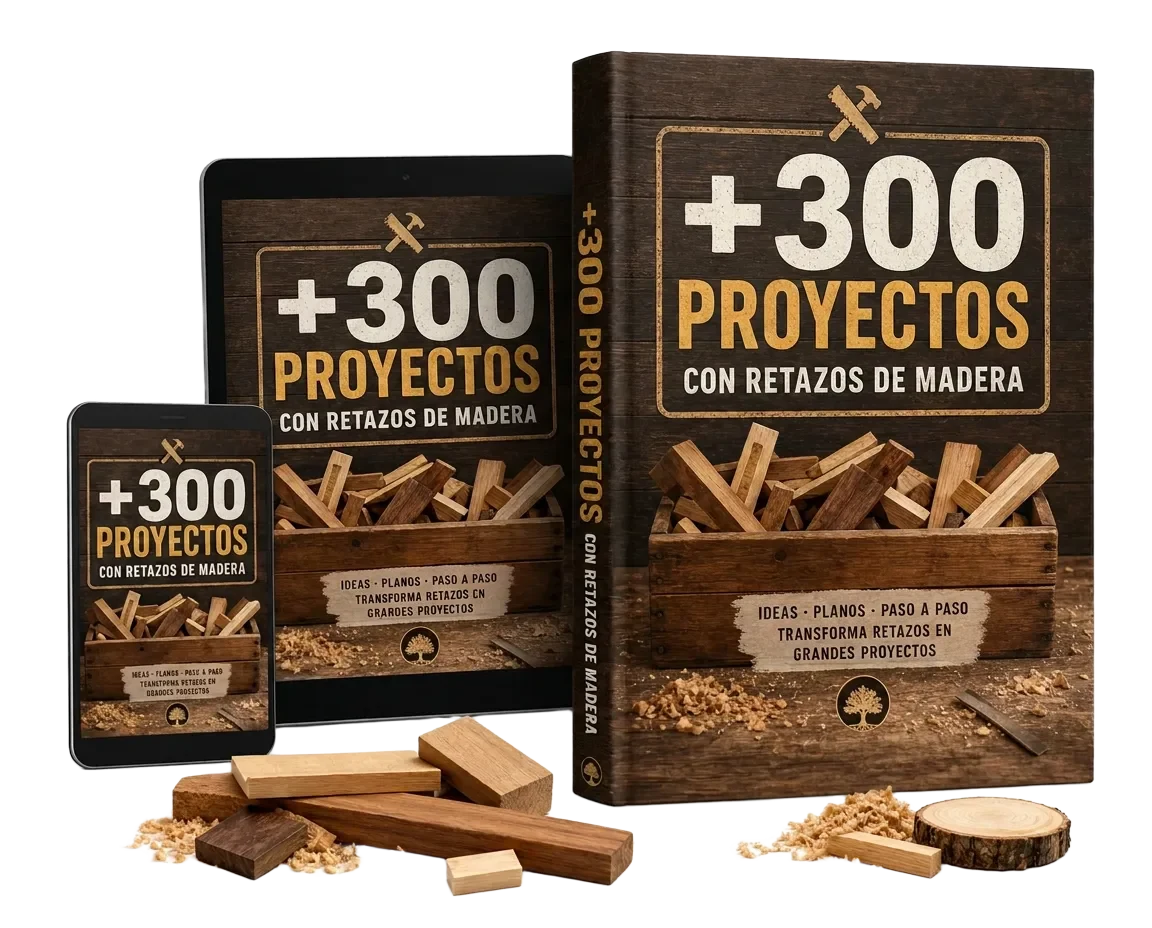 +300 Proyectos con Retazos de Madera